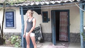 Sexy blond and brunette couple suck each other's cock