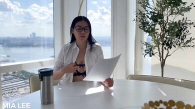Smart brunette strips finance for hungry Asian big tits solo onlyfans