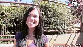 British Horny Teen 18+ Picked Up On The Street For A Sex Casting With Alyssa Reece
