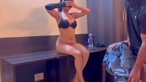 Zaalim Yoga Teacher Fucked Beautiful Fitness Girl During Training - India Desi MILF Hindi Talk Mms Sex Videos