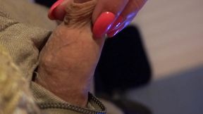 Foreskin Deeply Play with Limp Dick