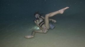Night Time Scuba Masterbation with Nathalia 1080p