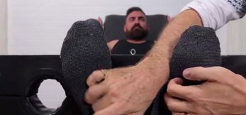 Miguel’s Ticklish Foot Play