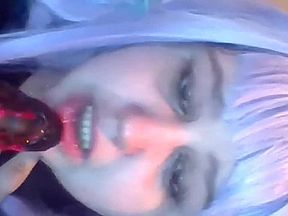 anime girl deep throat until she gags and cries