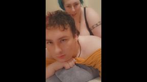 Fucked by my blue haired girlfriend ????