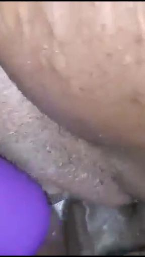 BBC Anal Pounding Stimulating My Clit with Electric Wand