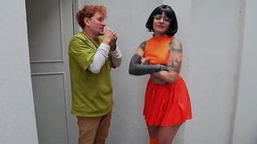 Wild Cosplay Latina Goes All Out in Public With Intense Oral and Sloppy Finish