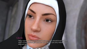 Laura Lustful Secrets: She Finishes the Job in the Confessional with Handjob and Big Cumshot - Episode 80