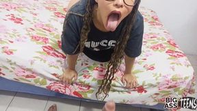 Seductive Stepdaughter Offers Her Curvy Figure for Stepfather's Pleasure