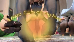 loser cum on my feet
