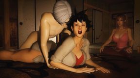 My Perverted Sensei - Makoto & Marie Rose Cosplay Dojo Night