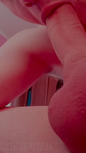 Hot fucking of monstrous dicks and cum pouring! Fountains of sperm!