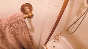 Stepmom fucks stepson in the bathroom after church