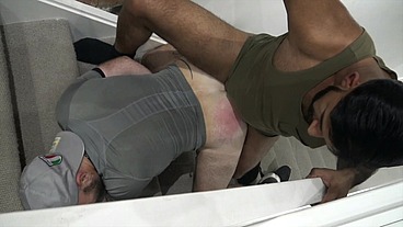 2793 jess ROYAN fucked barebakc by straigt arab raw