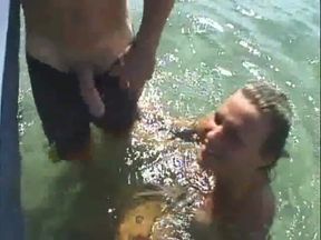Veronika Sucks Good Cock on a Boat