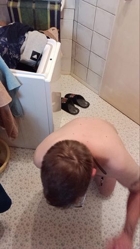 Submissive Lope with his gag
