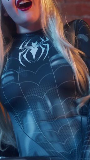 Black Cat Cosplay Solo Fuck &amp; Tease