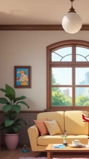 24 Year Old Girl Gets Hard Fucked by 36 Year Old Man in Living Room - Cartoon Animation   Clip 3