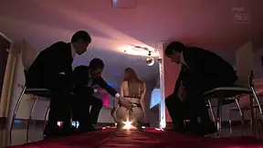 Japanese Pornstar In Lingerie Dominates Gang Bang Action Scene Seductively