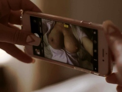 Son sexting with his perv stepmom without knowing