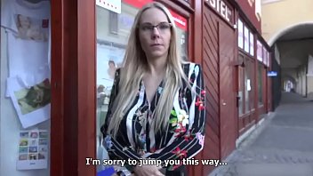 Slutty MILF gets picked up and fucked hard on the street