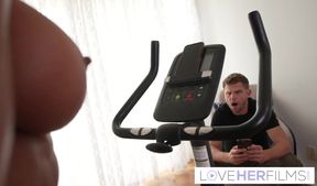Intense Cardio Session with Kailani Kai and Vince Karter: A Busty Workout Adventure