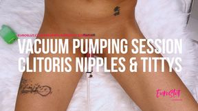 Vacuum Pumping Session Clitoris Nipples And Tittys (ES940)