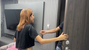 I give hard fucking to my best friend's horny wing while talking to her boyfriend's horn by phone call ends in real sex C.