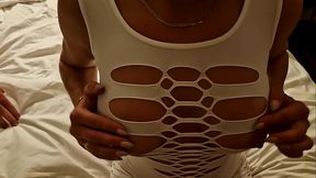 Up close: Boss's wife gets fucked hard at party