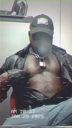 Glity Vhs Video Recording Leather Muscle Smoke Bate