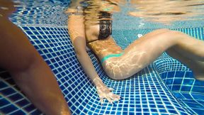 This Blonde Made Me Cum in a Public Pool!