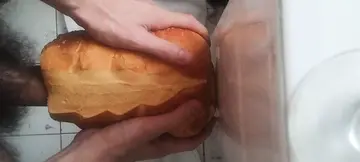 Bread loaf masturbation