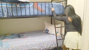 Ember Snow- Bunkbed Dildo Fuck Sunday Solo