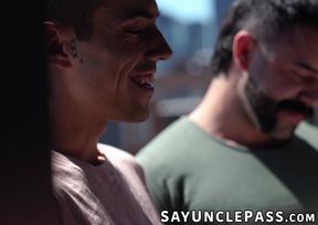 Alex Montenegro and Sean Peek got a rub and tug they will never forget