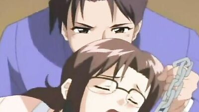 Get ready to drool as this kinky anime babe gets tied up and fed with cum