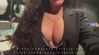 Angela Doll - little French female dog sodomized like a whore in the middle of the street