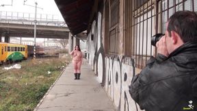 Railway station photoshoot