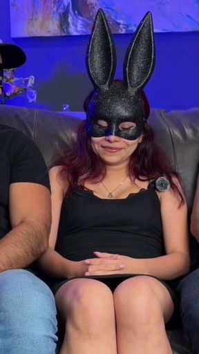 19-year-old Petite has her first threesome with a 33-year-old man and a young man of 24   Clip 1