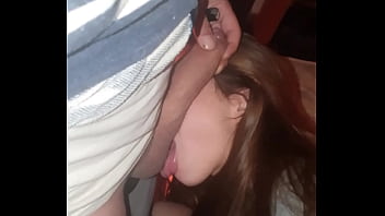 Fucked on doggystyle and sucking cock