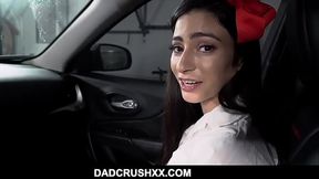 Perv StepDaddy fucks his StepDaughter after class - Jasmine Vega