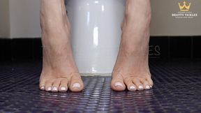 Barefoot on the Toilet