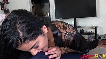 Slutty Step Sister Mia Martinez Sucks Off Step Brother