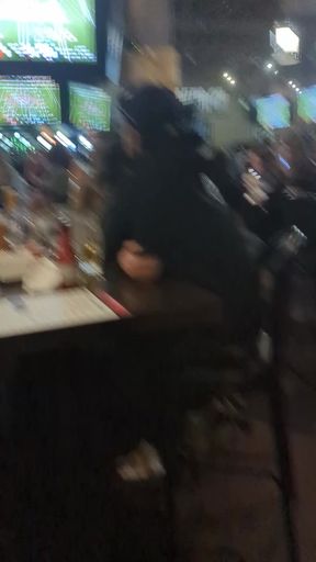 Remote control sex toy action in public