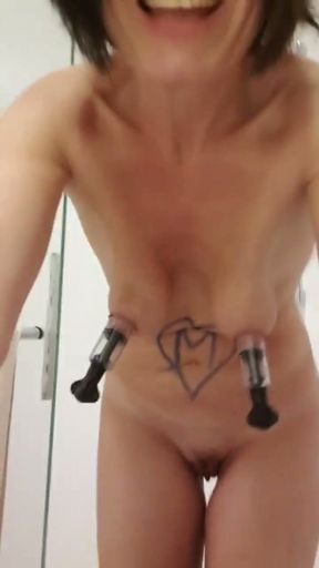Uncensored orgasm with pressure squirt from Julie   Clip 1