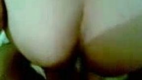 Cute and submissive Arab housewife fucked from behind