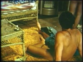 Guys nude on the floor doing oral and anal in group sex before jizzing on stud