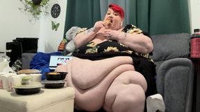 Epic Gluttony: Greedy Fat Babe is in Hog Heaven SD