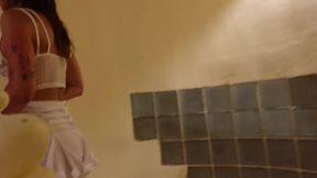 All White Party: Stranger creampied at hotel