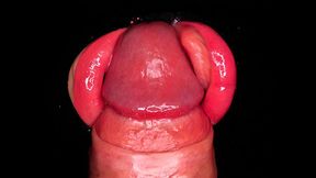 Suctioning your phallus deeply, my oral&#x1F61C; cavity engulfed, salivary droplets on your glans