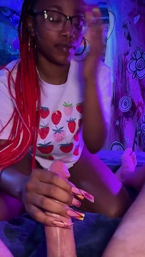 Face Fuck Casting, Black MILF Throat Put to the Test